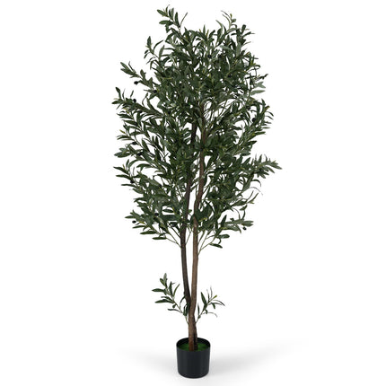 Artificial Olive Tree with Realistic Fruits & Moss, 1.8m