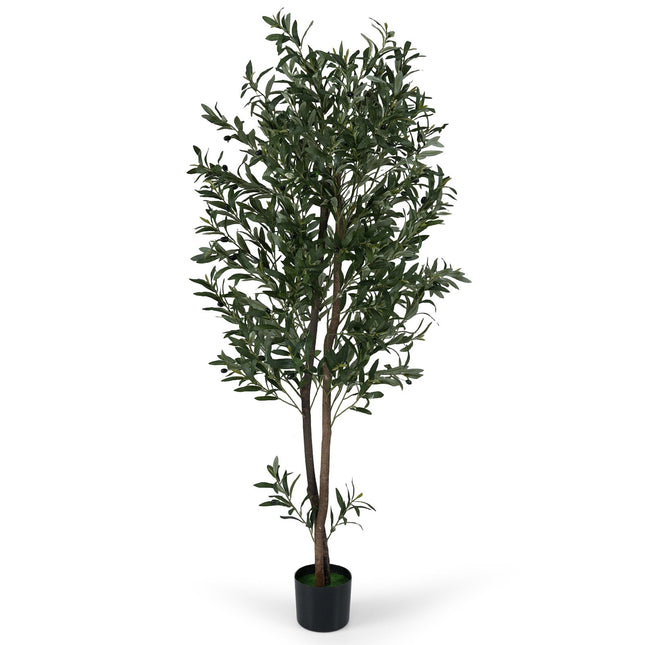 Artificial Olive Tree with Realistic Fruits & Moss, 1.8m