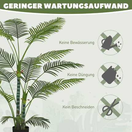 Künstliche Palme, UV-beständig, 175 cm, Innen/Außen