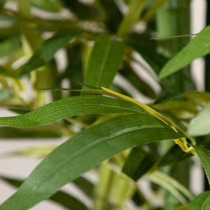 Artificial bamboo with planting, 180 cm, green