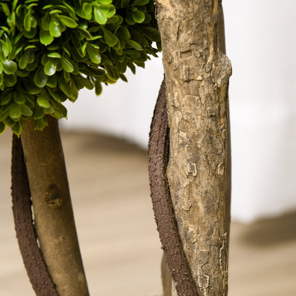 90 cm UV-protected boxwood in a pot - indoors/outdoors