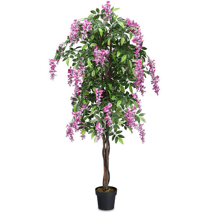 Artificial Plant Usable Artificial Palm Artificial Tree 180 cm Pink