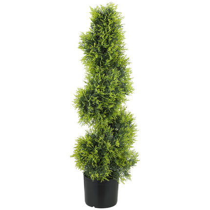 Künstlicher Spiral-Kegelbaum, 90cm, UV-beständig