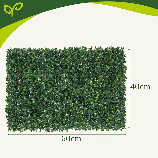 Künstliche Hecke für Balkon 0,4x0,6cm Gardlov25390