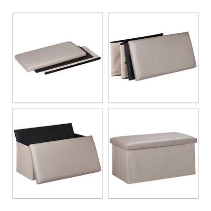 Artificial leather bench
