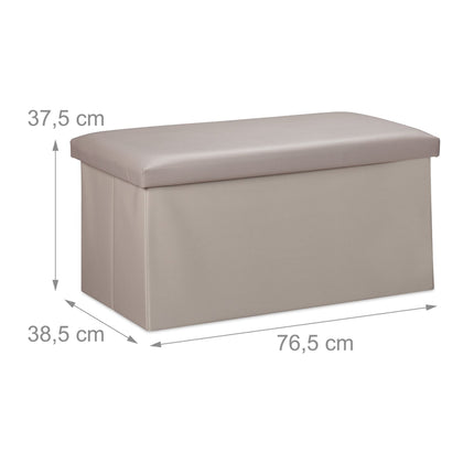 Artificial leather bench