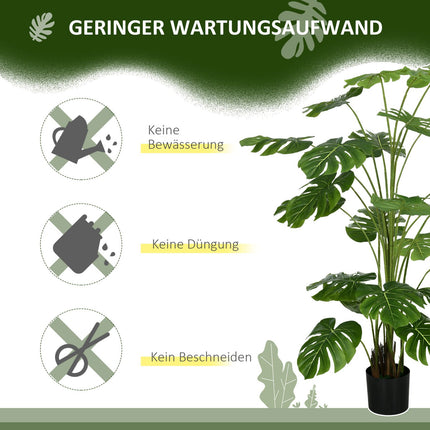 Künstliche Monstera Deliciosa, 180 cm, für die Inneneinrichtung