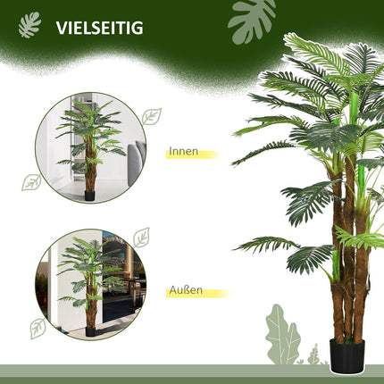 Künstliche Palme - 160 cm, 36 Äste, innen/außen