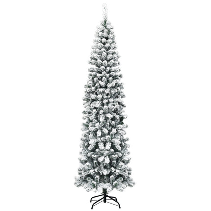 Sapin de Noël artificiel enneigé avec 461 branches mesurant 225 cm