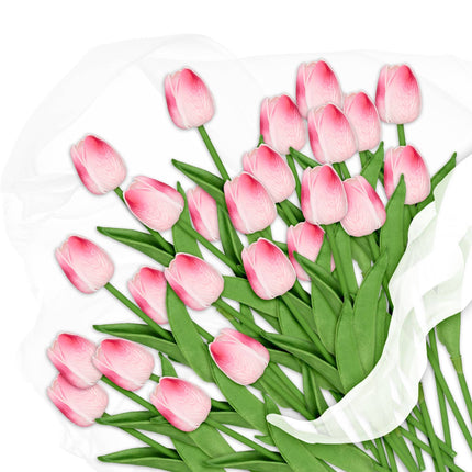 Artificial tulips, 24-pack