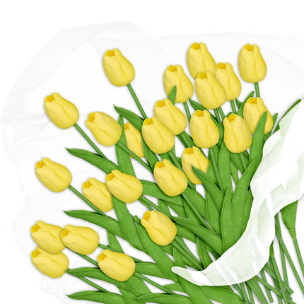 Artificial tulips, 24-pack