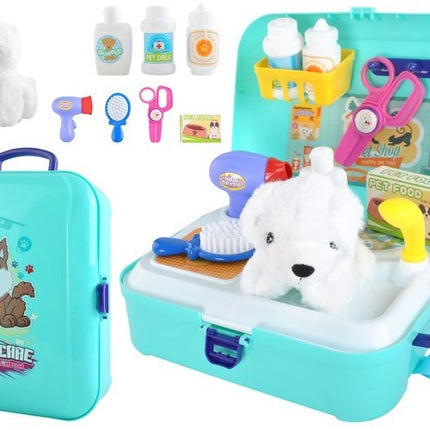 A set for bathing a dog - a toy