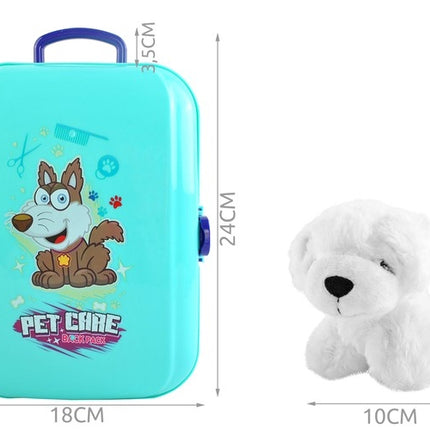 A set for bathing a dog - a toy