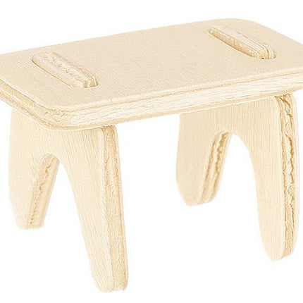 A set of wooden furniture for dolls 34 pcs.