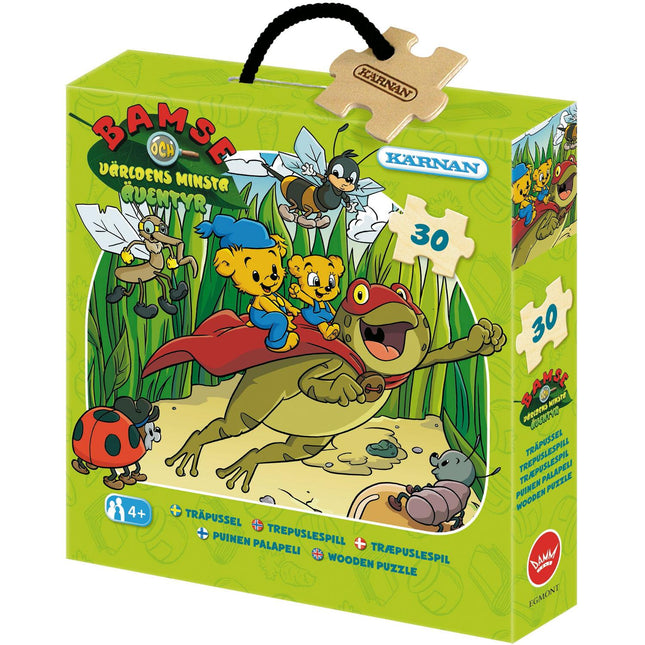 Ash Puzzle aus Holz 30 Teile Bamse und das kleinste Abenteuer der Welt
