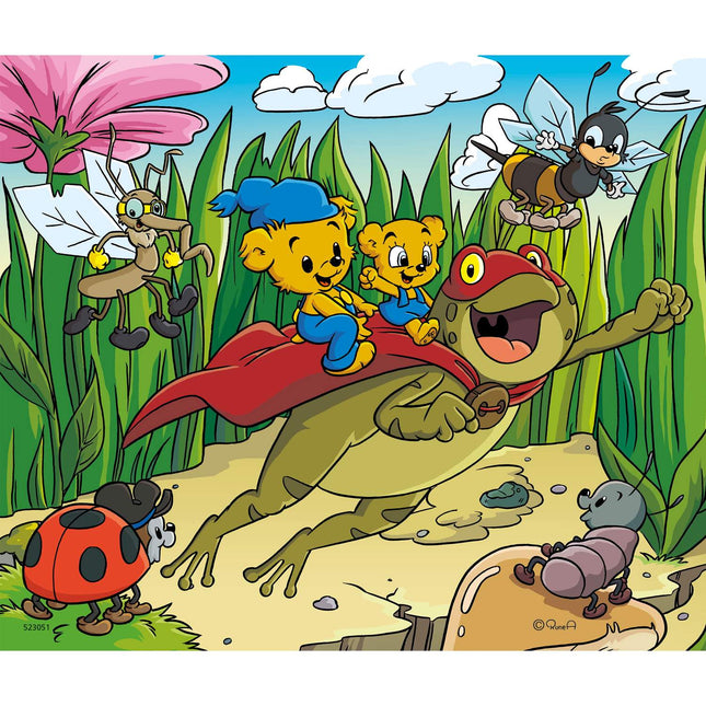 Ash Puzzle aus Holz 30 Teile Bamse und das kleinste Abenteuer der Welt