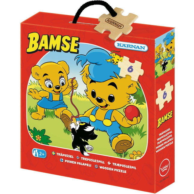 Ash Puzzle Holz Teddybär 6-teilig