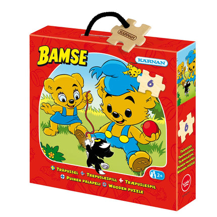 Ash Puzzle Holz Teddybär 6-teilig