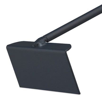 Ash scraper with wooden handle