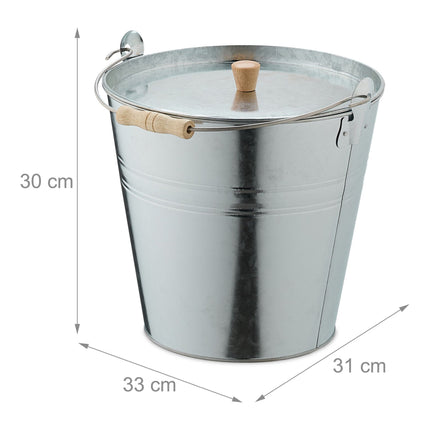 Ashtray with lid 12.5 l