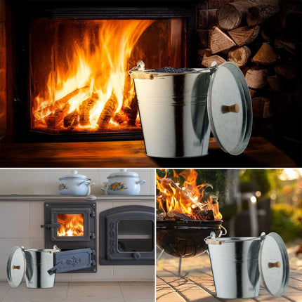 Ashtray with lid 12.5 l
