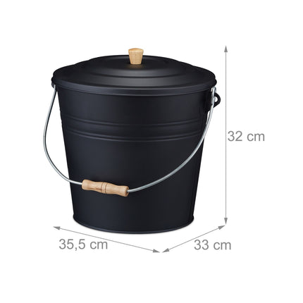 Cendrier avec couvercle 12 l