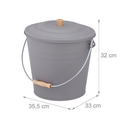 Cendrier avec couvercle 12 l