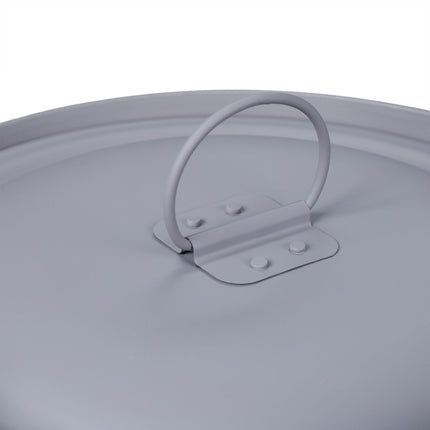 Aschenbecher mit Deckel 12 l