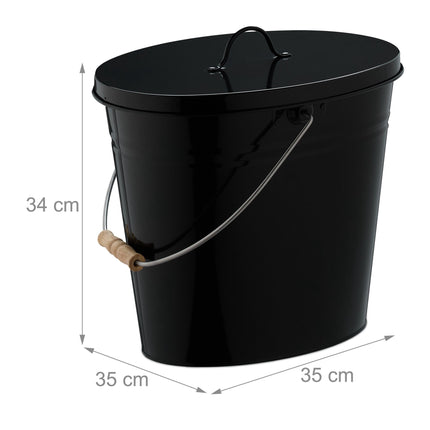 Ashtray with lid 12 litres