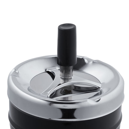 Ashtray with rotating lid