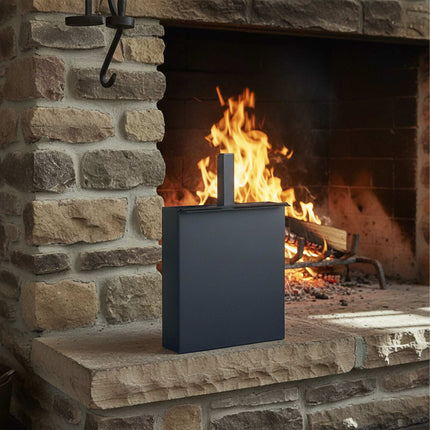 Ashtray with spade in anthracite