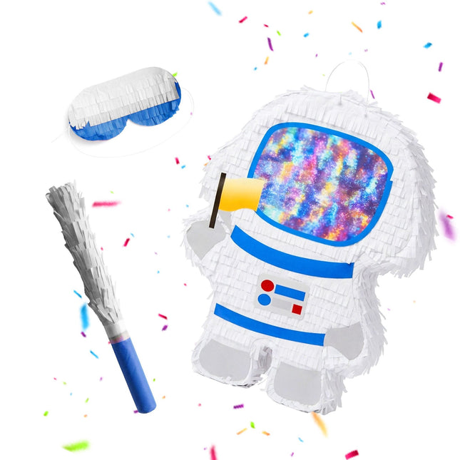 Astronaut Piñata Set with Stick & Mask
