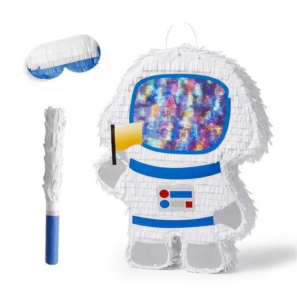 Astronaut Piñata Set with Stick & Mask
