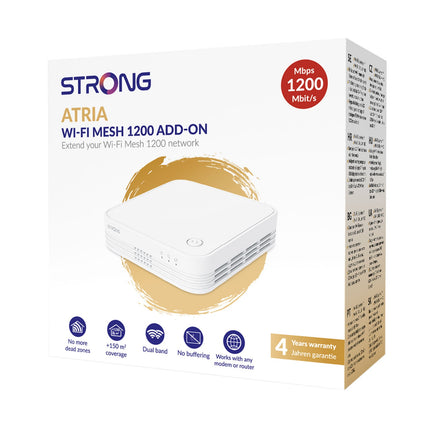 Atria WiFi Mesh 1200 rozšiřující jednotka 2.4+5GHz, 1 ks