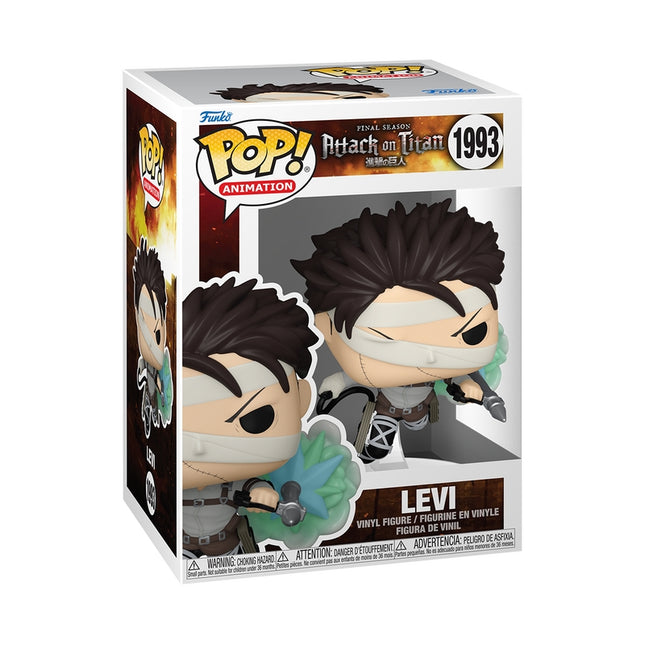 Attack on Titan Funko Pop Vinyl Figur - Levi mit Bandagen