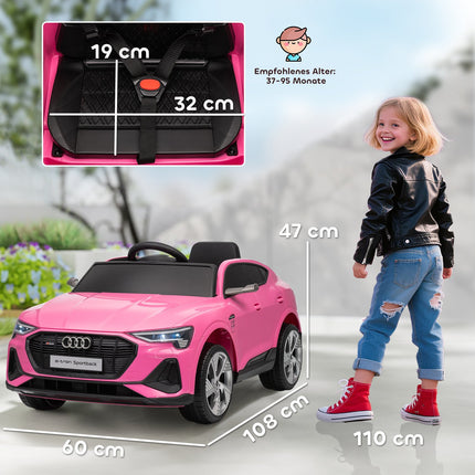 Dětské elektrické auto Audi E-tron, 12V, dálkové ovládání