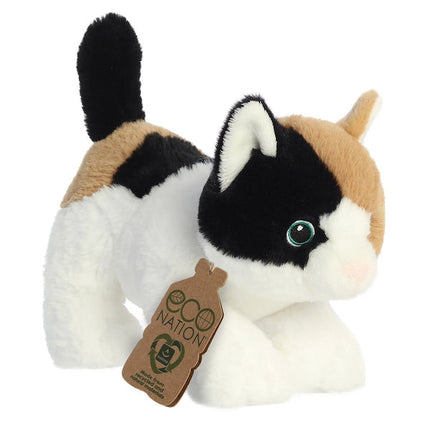 Aurora Eco Nation Plüschkatze Calico, 21 cm