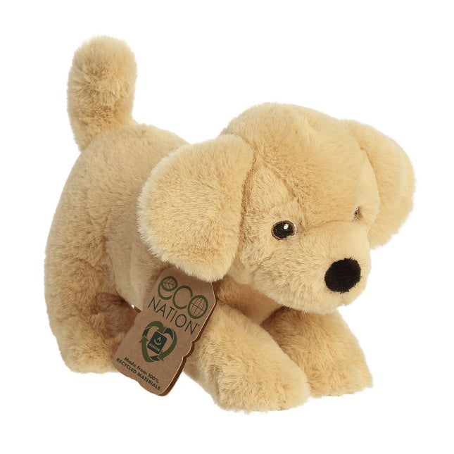 Aurora Eco Nation plyšový zlatý labrador, 15 cm