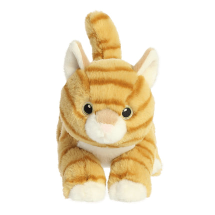 Aurora Eco Nation Plüsch Orangefarbene Tabby Katze, 15 cm