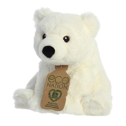 Aurora Eco Nation Plüsch Eisbär, 24 cm