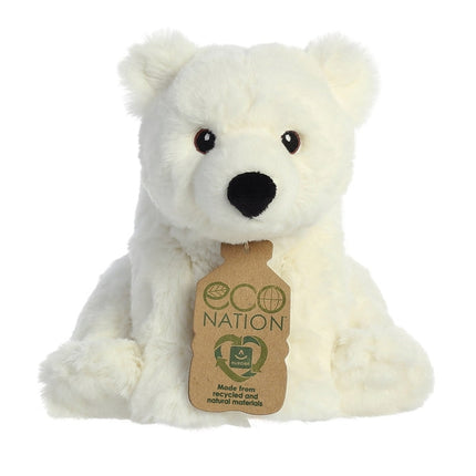 Aurora Eco Nation Plüsch Eisbär, 24 cm