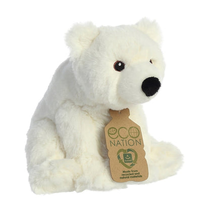 Aurora Eco Nation Plüsch Eisbär, 24 cm