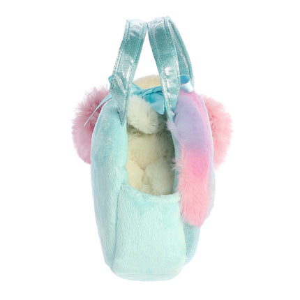 Aurora Fancy Pals Plush Dog In A Cotton Candy Bag, 20 Cm