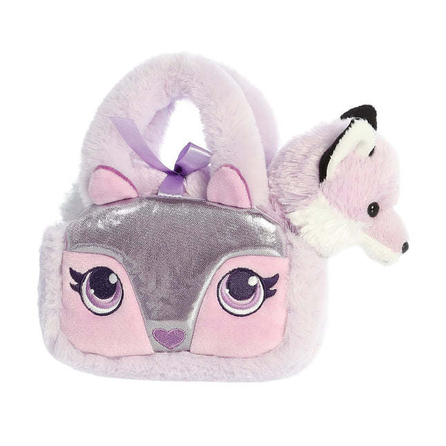 Aurora Fancy Pals Plüschtier Fuchs in Tasche, 20 cm