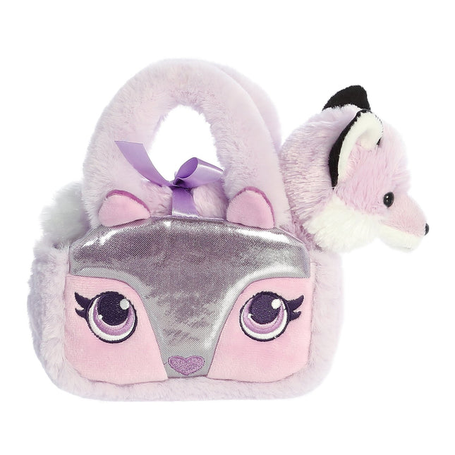 Aurora Fancy Pals Plüschtier Fuchs in einer Tasche, 20 cm