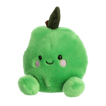 Aurora Palm Pals plyšové zelené jablko, 10 cm