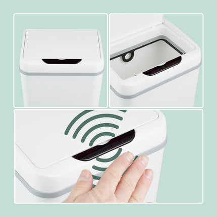 Automatic Bathroom Sensor Bin, 9L Capacity