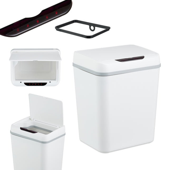 Automatic Bathroom Sensor Bin, 9L Capacity