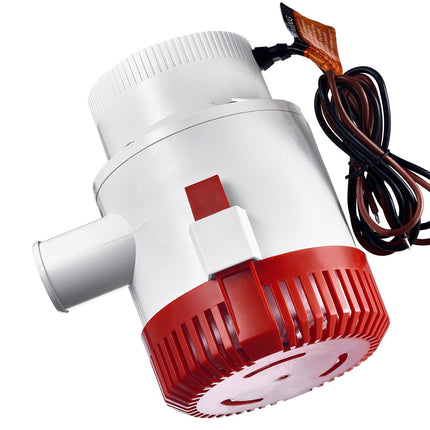Automatic Bilge Pump 3000 GPH 12V, Float Switch, 1.6in