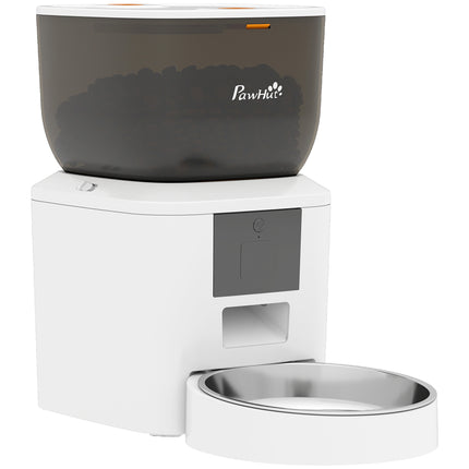 Automatické krmítko pro kočky, 4L, ovládání aplikací přes WiFi, hlasový vzkaz